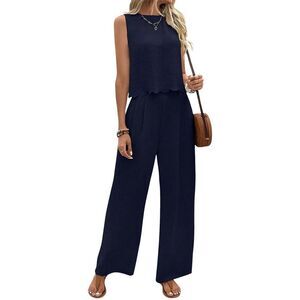 Kayla Paris Womens  2Pc Vest & Pant Set